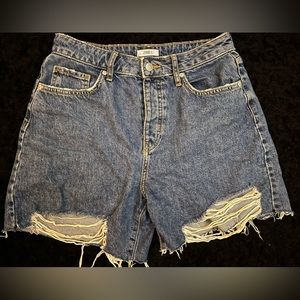 Forever 21 distressed jean shorts